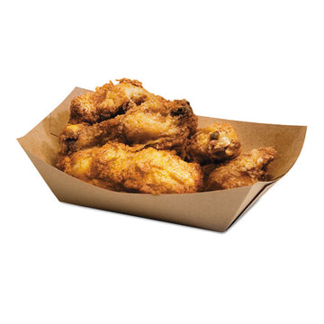 Bagcraft Ecocraft Food Trays, 2 Lb Capapcity, 6.5 X 1.63 X 1.63, Natural, 1,000-carton freeshipping - TVN Wholesale